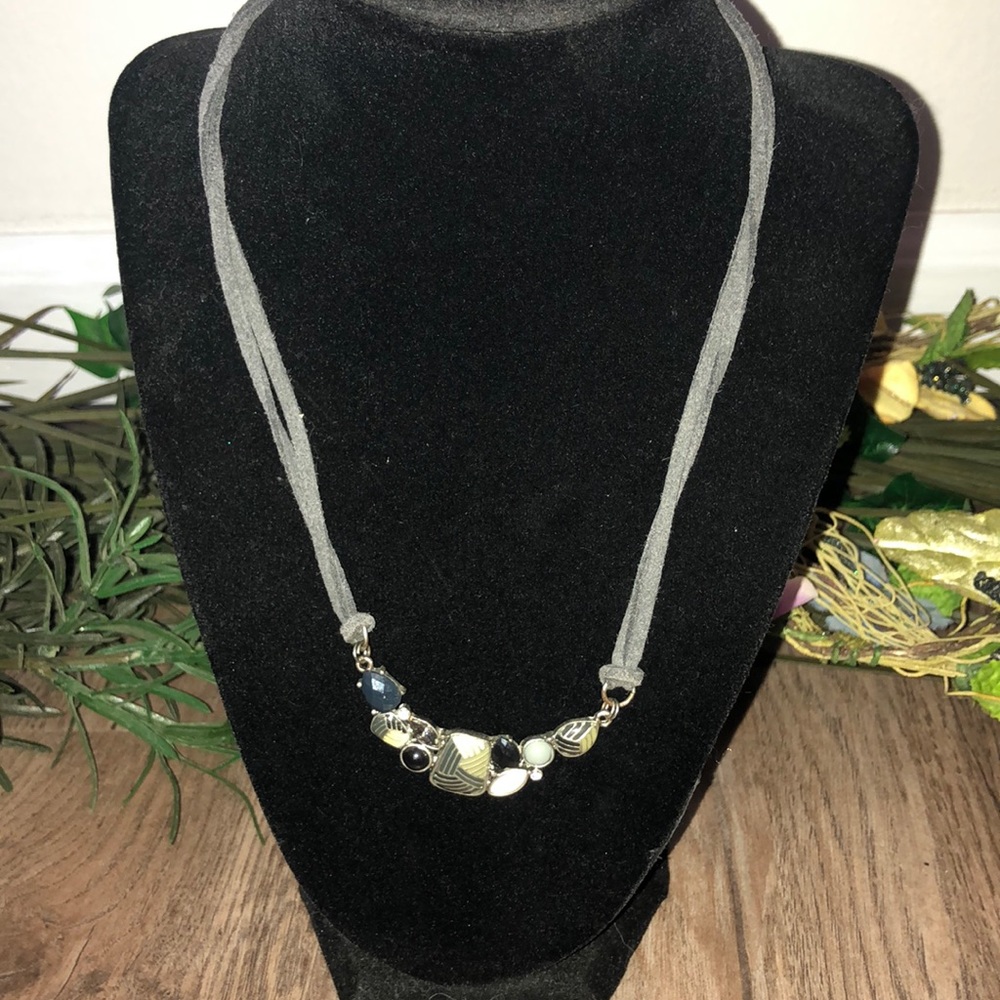 Cute blue necklace!